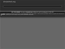 Tablet Screenshot of dreamfest.org